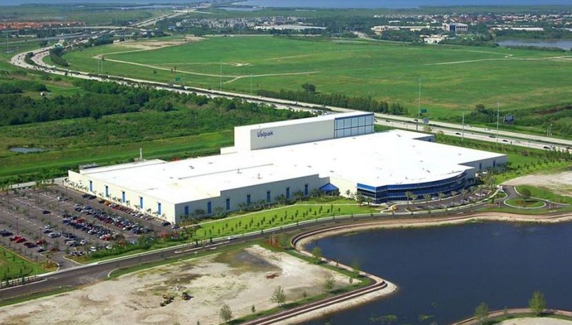 Aerial view of the Cox Target Media facility