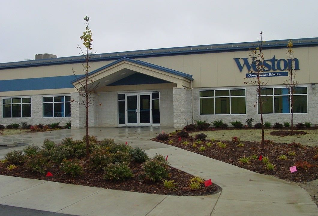 Entrance of the George Weston baking production facility