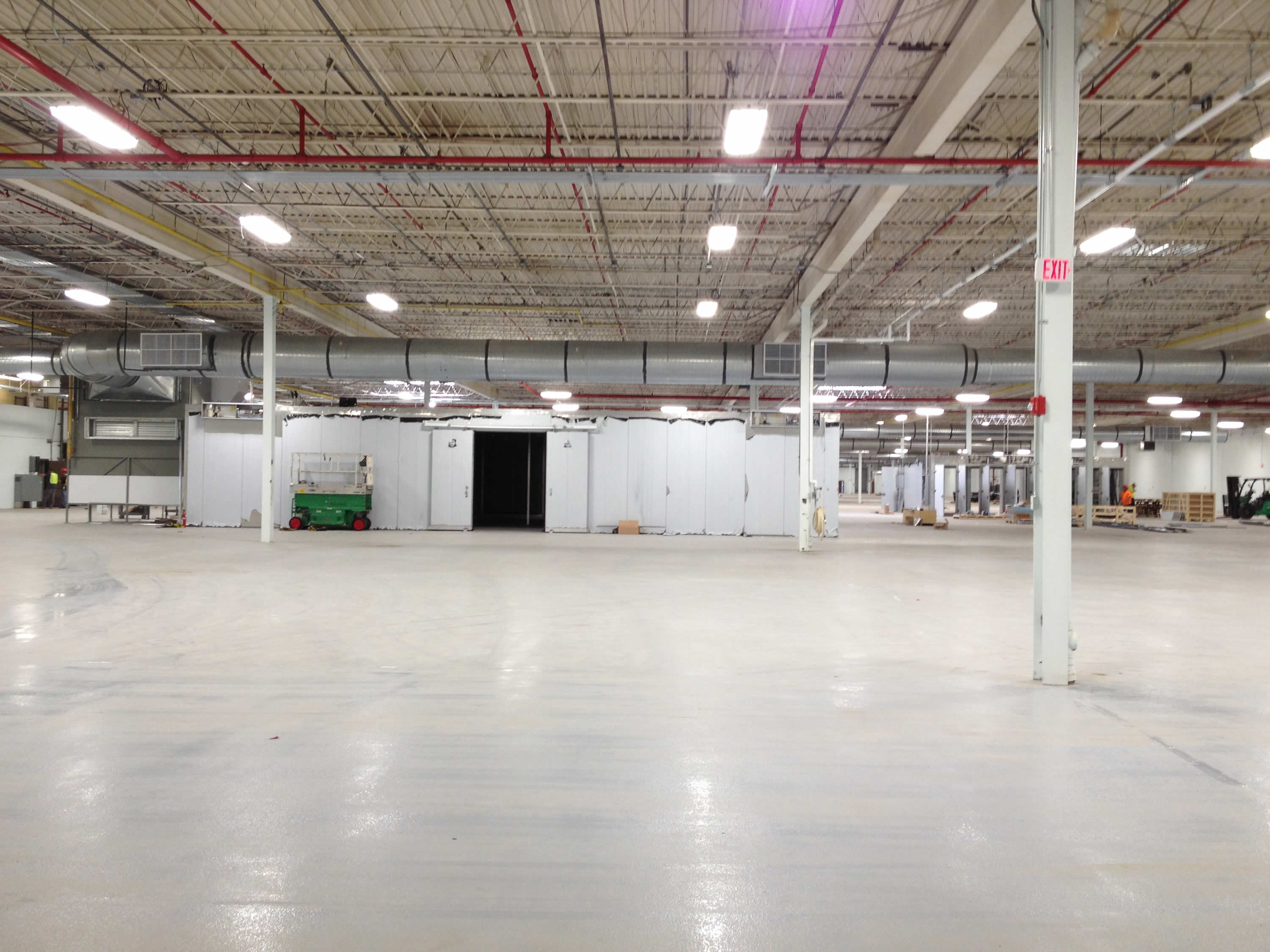 Interior of the 151 Foods baking production facility