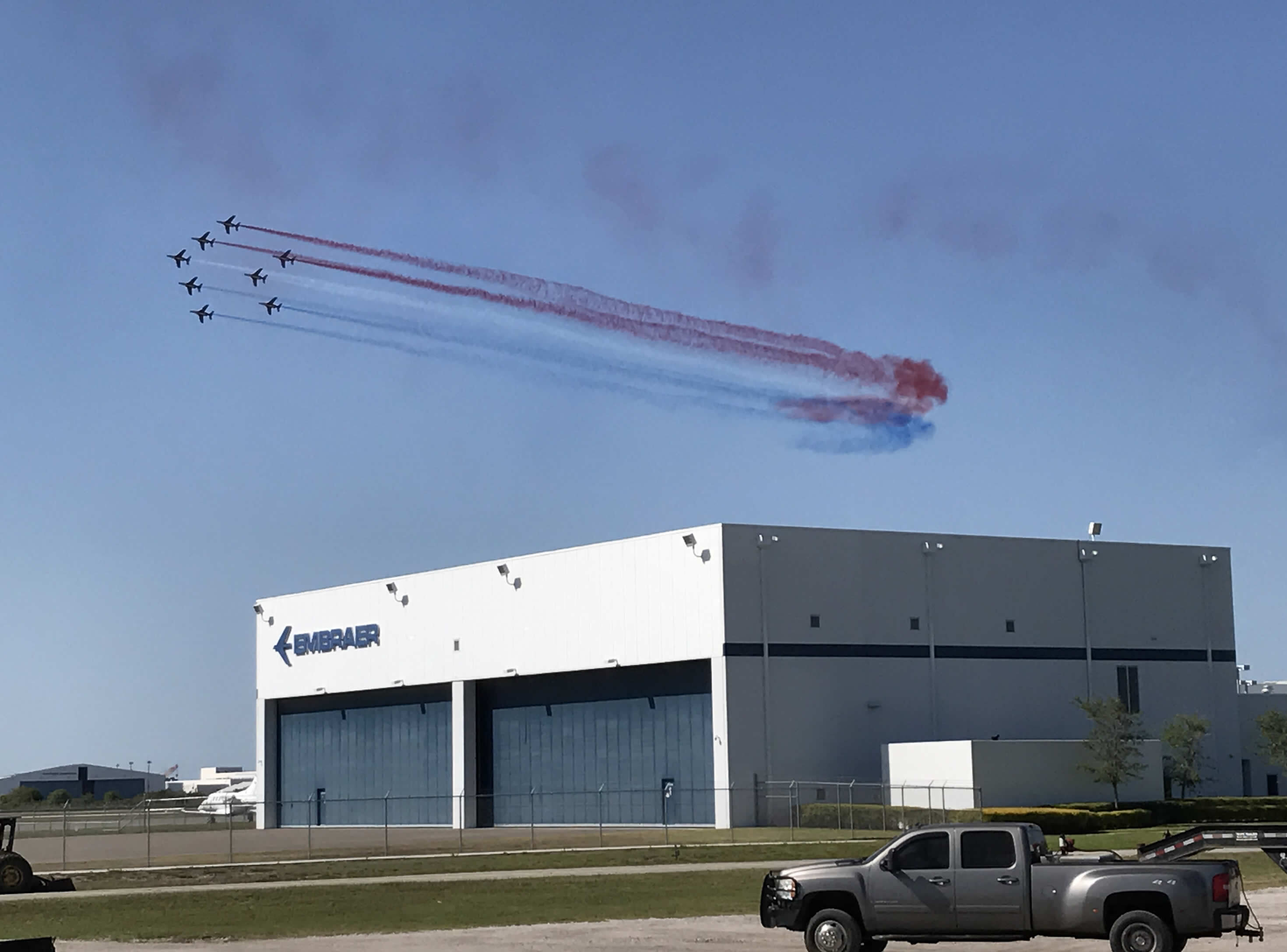 Embraer production facility exterior