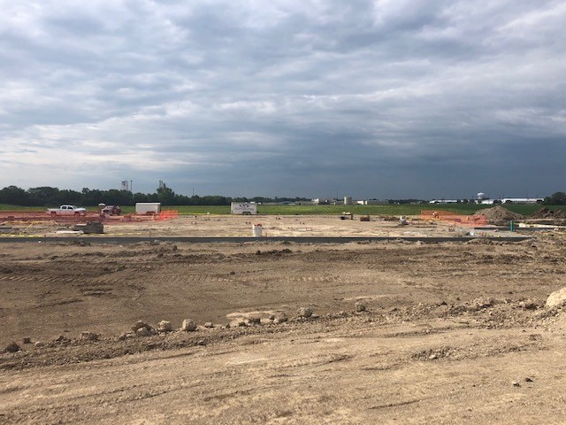 construction site for future production plant