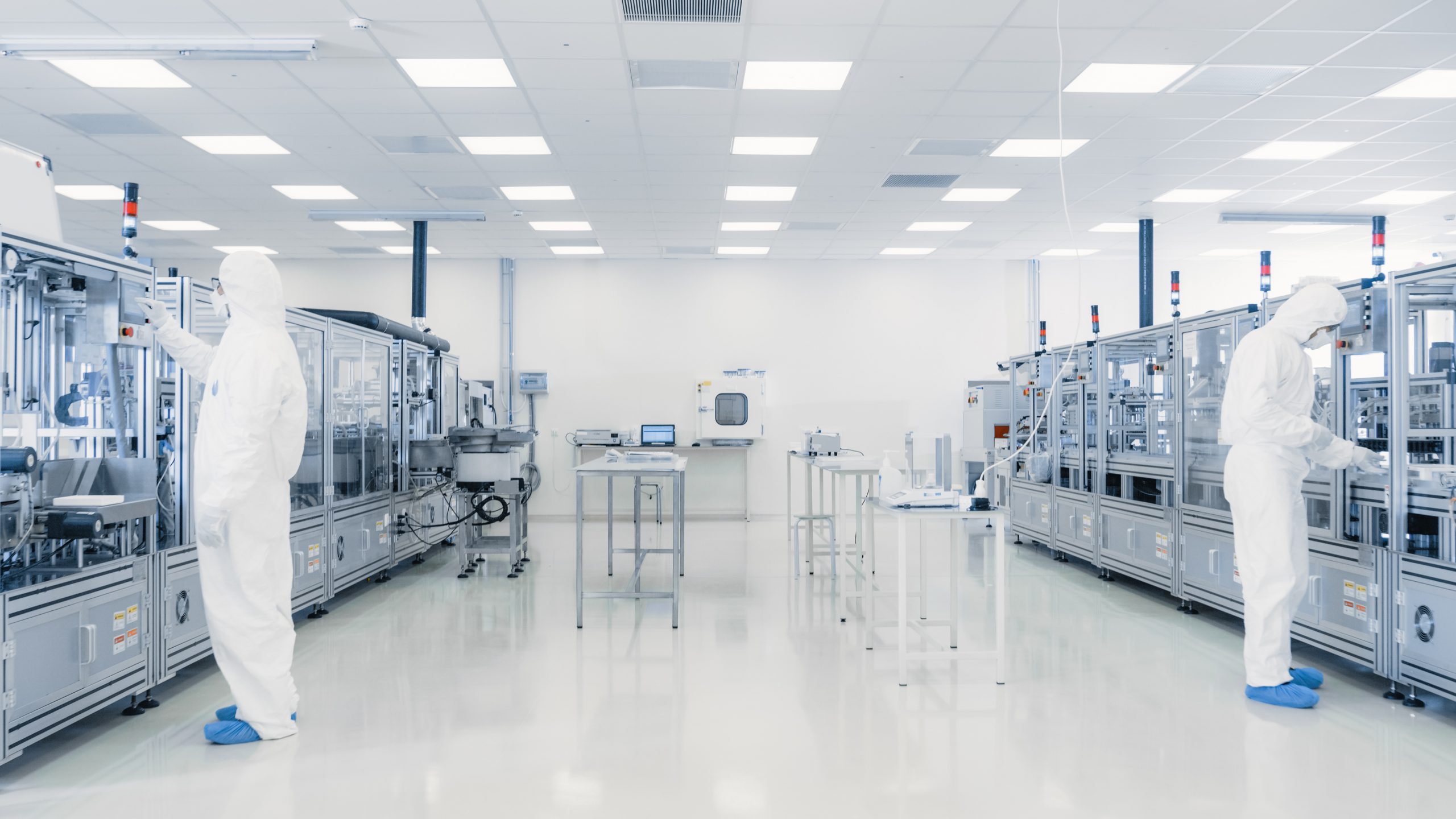 scientists working in lab