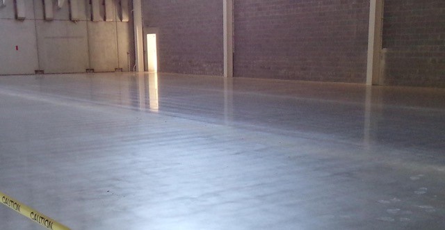 Concrete flat floor