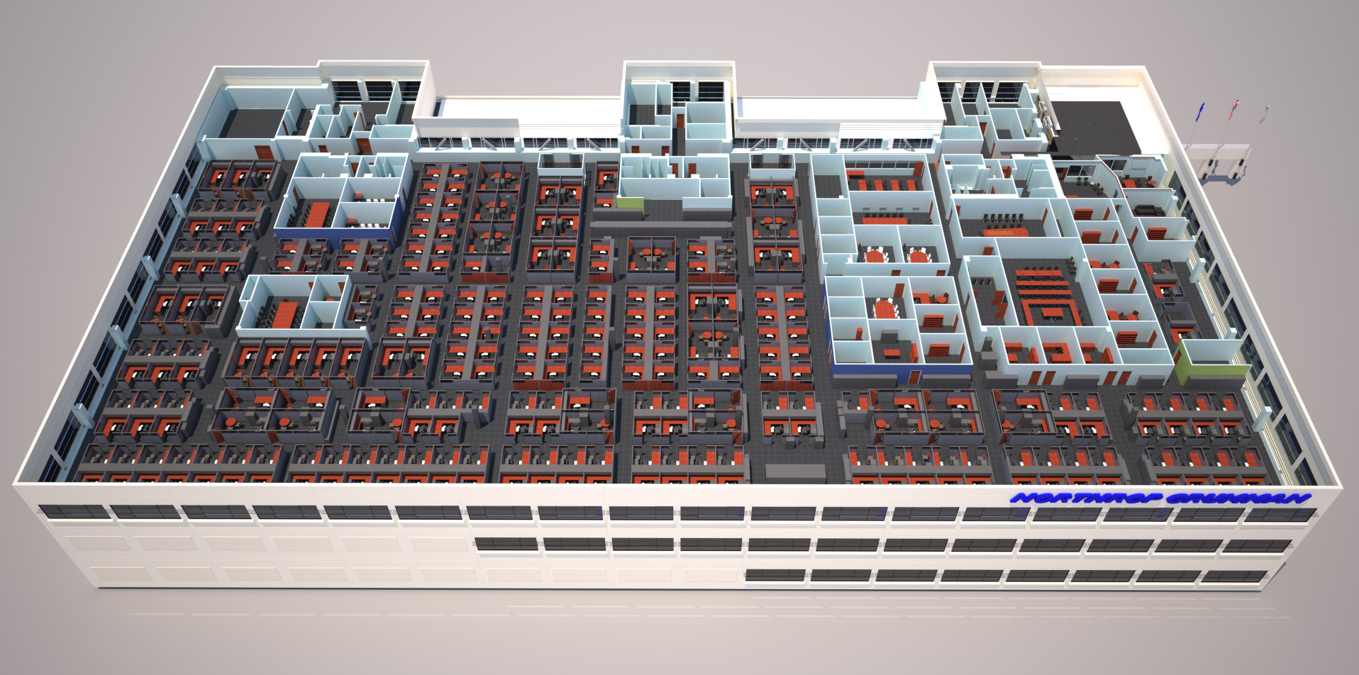 BLDG 228_Interior_Fl 03_Isometric03